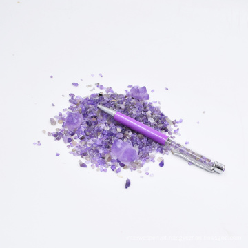Tigelas coloridas de caneta de caneta de bola de cristal natural